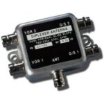 Dual VOR & Glide Slope Diplexer | BNC Connector, 108-118 MHz & 329-335 MHz
