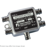 Diplexer with 2 VOR/GS, TNC connectors, and 108-118 MHz and 329-335 MHz