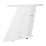 CI-295-300 SAR Tri-band Single Port Blade Antenna | VHF/UHF, White