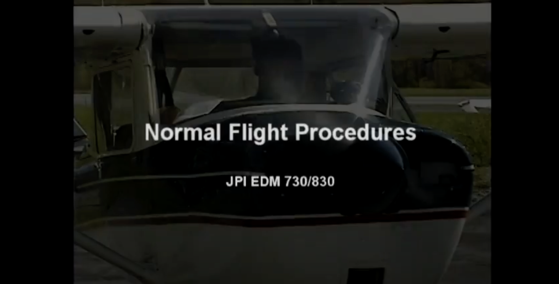 JPI EDM 730/830 In-Flight and Programming