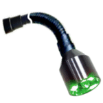 4-LED Aircraft Map Light | Green, 12V, 6" Gooseneck Shaft