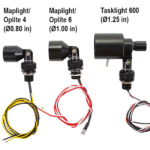 4-LED Aircraft Map Light | Red, 12V, 6" Gooseneck Shaft - Image 2