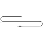 Monaural Headphone Replacement — Straight Cable