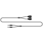 Stereo Headset Extension — Straight Cable