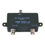 AV-928 Antenna Diplexer | 136-174 & 760-870 MHz, BNC Connector, Black