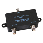 AV-930 Antenna Diplexer | 136-174 & 380-870 MHz, TNC Connector, Black